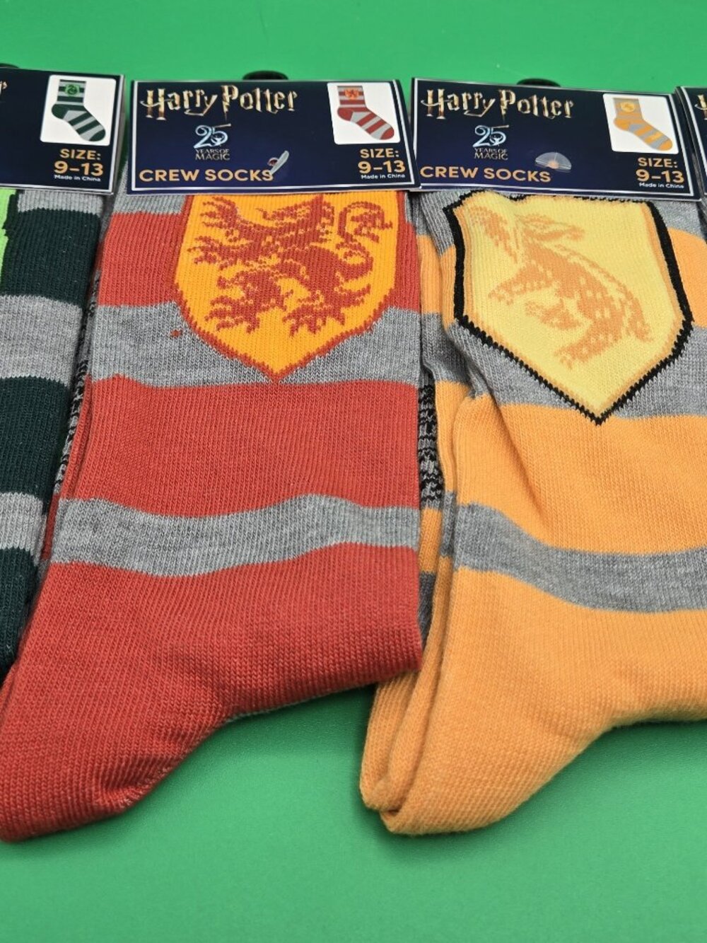 A Lot Of 4 Harry Potter Crew Socks Fits Shoe Size 9-13 Men’s